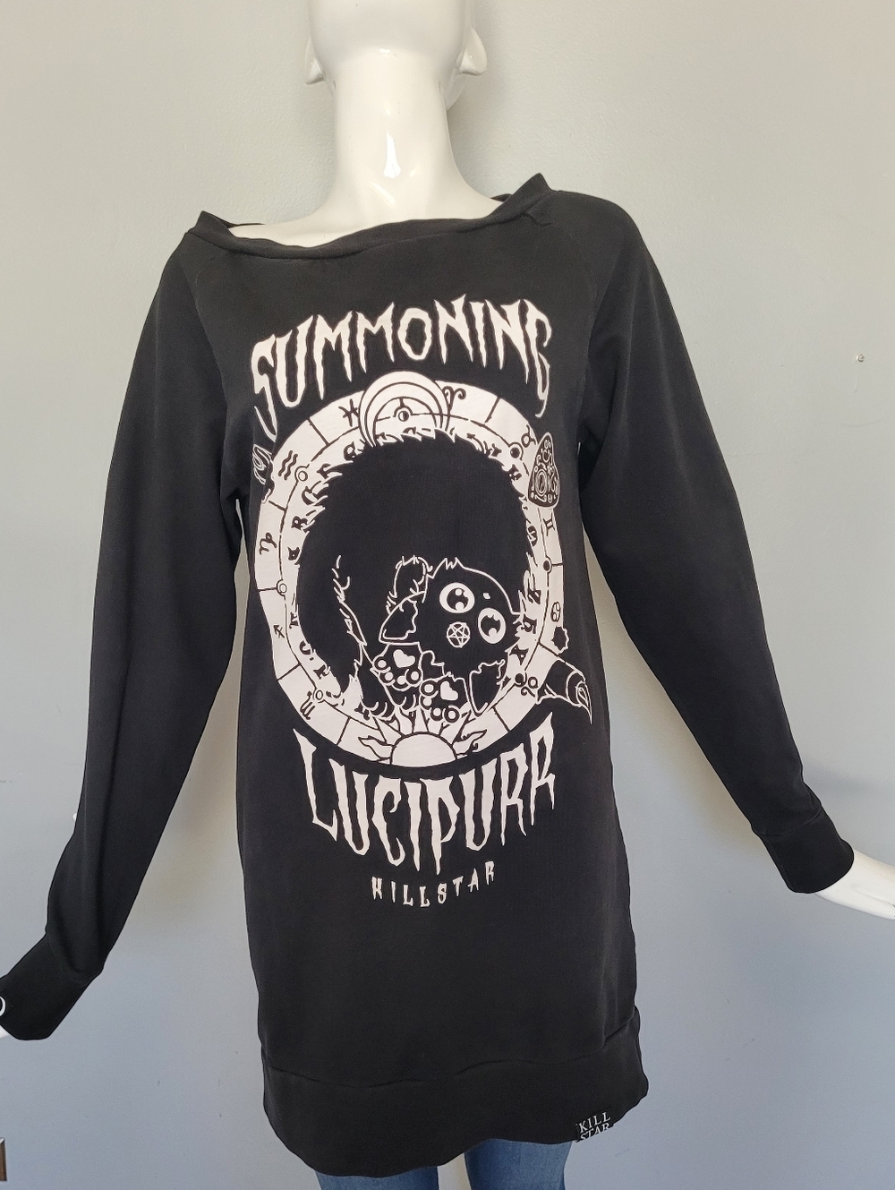 Killstar Summoning Lucipurr Sweater Dress, GUC, Size XS - Picture 2 of 8